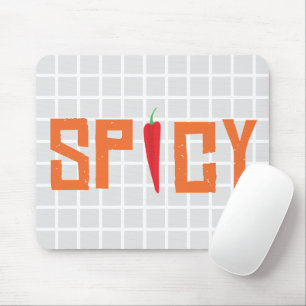 Mousepad Tampo de Mouse de Tipografia de Pimenta Quente "PI