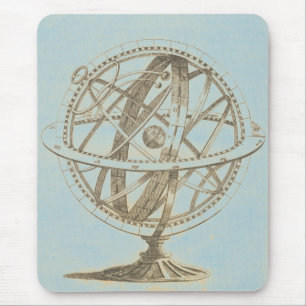 Mousepad Tampo de Mouse Esboço Original da Esfera Armilar
