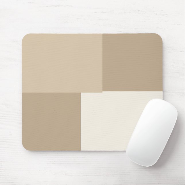Mousepad Tampo de Mouse Estético Abstrato Moderno em Bloco  (Com mouse)