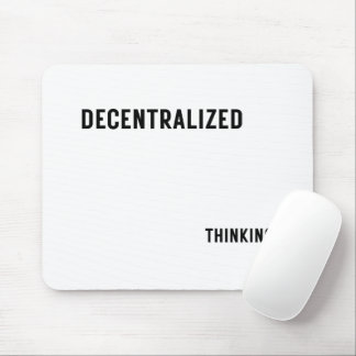 Mousepad Tampo de Mouse Estético de Pensamento Descentraliz