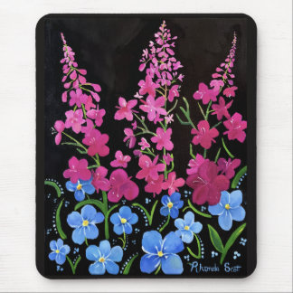 Mousepad Tampo de Mouse Exuberância Alaskana Fireweed