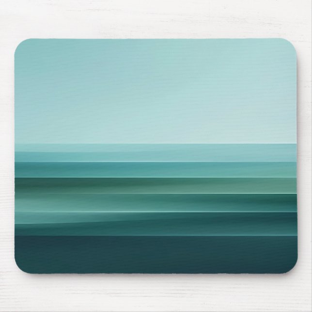 Mousepad Tampo de Mouse Gradiente Horizonte Azul Turquesa M (Frente)