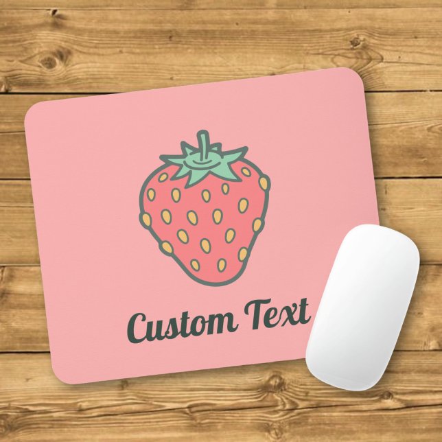 Mousepad Tampo de Mouse Ícone de Morango (Criador carregado)