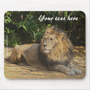 Mousepad Tampo de Mouse Leão Macho