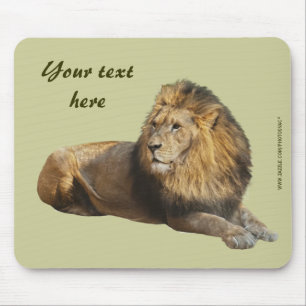 Mousepad Tampo de Mouse Leão Macho