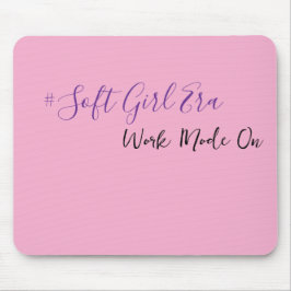 Mousepad Tampo de Mouse Motivacional Rosa Moderno Feminino