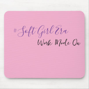 Mousepad Tampo de Mouse Motivacional Rosa Moderno Feminino