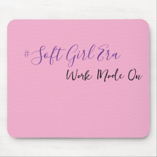 Mousepad Tampo de Mouse Motivacional Rosa Moderno Feminino