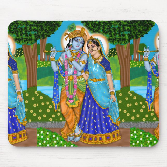 Mousepad Tampo de Mouse Radha Krishna (Frente)