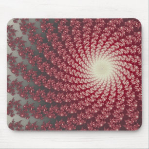 Mousepad Tampo de Mouse Redemoinho Vermelho Liso 2