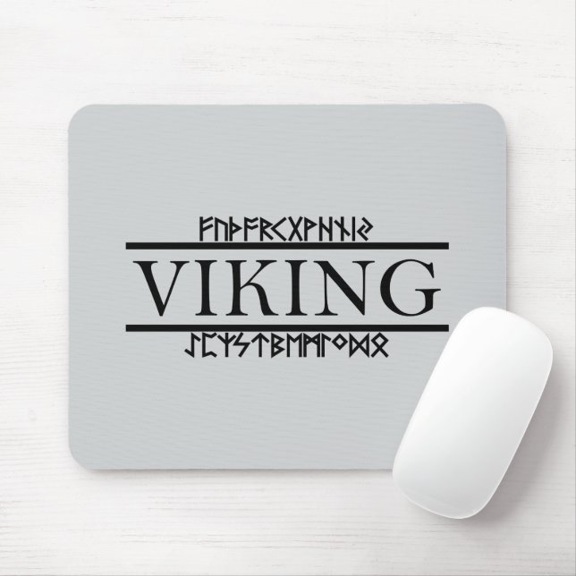 Mousepad Tampo de Mouse Runas Viking (Com mouse)