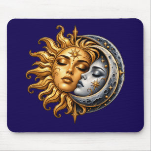 Mousepad Tampo de Mouse Sol e Lua Celestial - Gol Místico