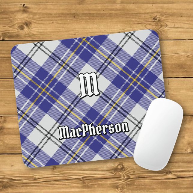 Mousepad Tampo de Mouse Xadrez Azul Clan MacPherson Vestido (Criador carregado)