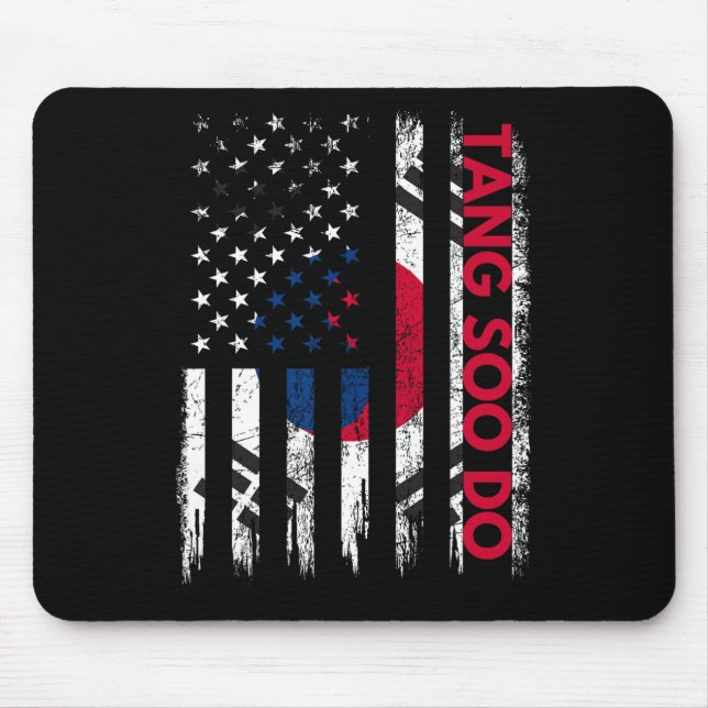 Mousepad Tang Soo Do Karate Martirizando Artes Marciais Cor (Frente)
