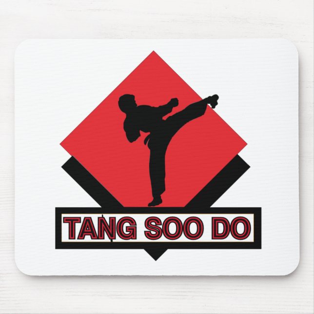Mousepad Tang Soo faz o diamante vermelho (Frente)