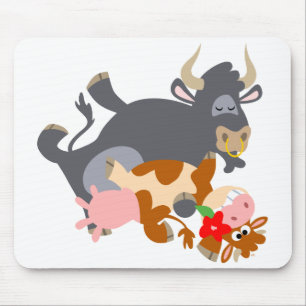 Mousepad Tango!! (touro e vaca dos desenhos animados)