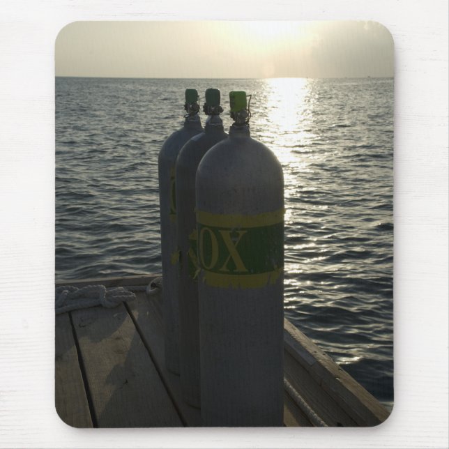 Mousepad Tanques do mergulho autónomo do Nitrox (Frente)