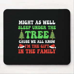 Mousepad Tanto Faz Dormir Debaixo Da Árvore Natal Crianças 