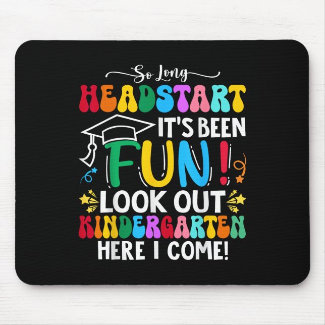 Mousepad Tão Longa Graduação Do Headstart 2025 A Jardim De  (Frente)