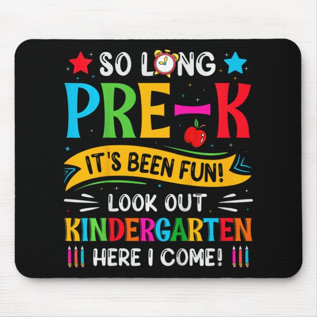 Mousepad Tão Longo Pré-Jardim do K Aqui Formando No Dia Pas (Frente)