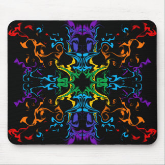 Mousepad Tapete de Mouse Abstrato Kaleidoscópio Arco-íris P