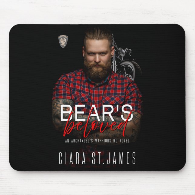 Mousepad Tapete de Mouse Amado do Urso de Ciara St James (Frente)