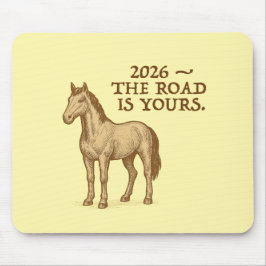 Mousepad Tapete de Mouse Amarelo com texto motivacional e c