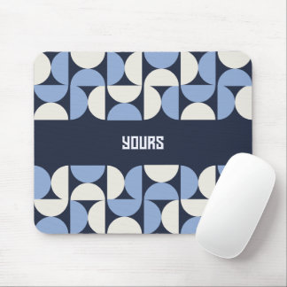 Mousepad Tapete de Mouse Arco Geométrico Nome Personalizado
