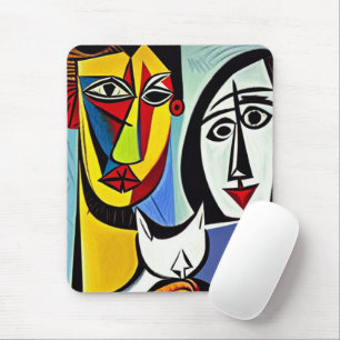 Mousepad Tapete de Mouse Arte Abstrata