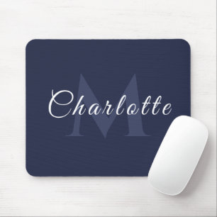 Mousepad Tapete de Mouse Azul Marinho para Negócios com Mar