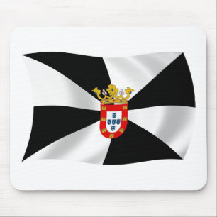 Mousepad Tapete de Mouse Bandeira de Ceuta