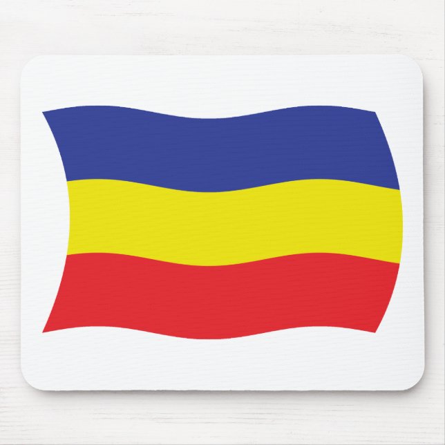 Mousepad Tapete de Mouse Bandeira Khmer Kampuchea Krom (Frente)