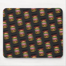 Mousepad Tapete de Mouse Brainy Burgers
