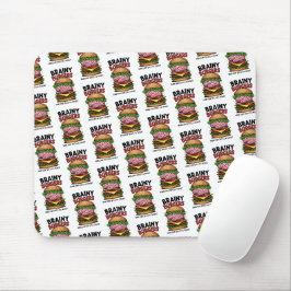 Mousepad Tapete de Mouse Brainy Burgers