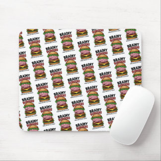 Mousepad Tapete de Mouse Brainy Burgers