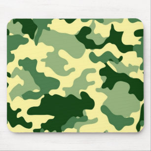 Mousepad Tapete de Mouse Camuflagem Verde