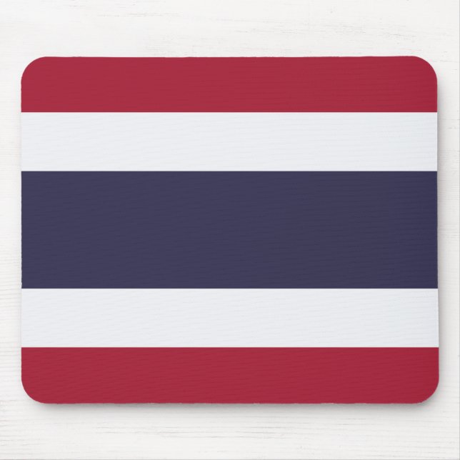 Mousepad Tapete de Mouse com Bandeira da Tailândia (Frente)