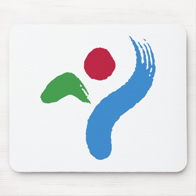 Mousepad Tapete de Mouse com Bandeira de Seul, Coreia do Su (Frente)