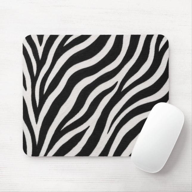 Mousepad Tapete de Mouse com Estampa de Zebra Estilo Atraen (Com mouse)