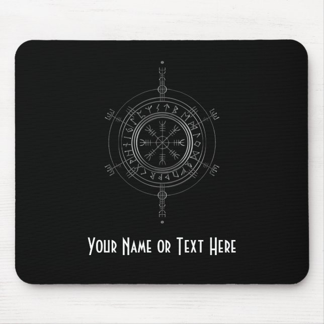 Mousepad Tapete de Mouse com Tema Nórdico Personalizável (Frente)