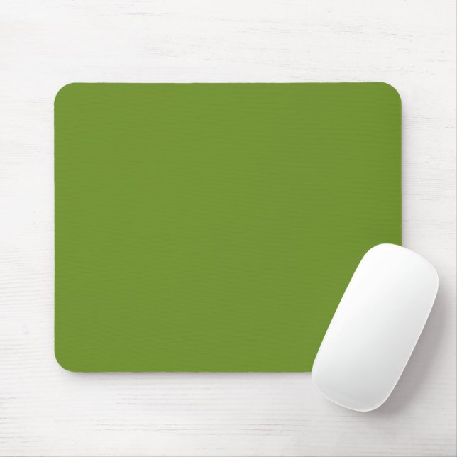 Mousepad Tapete de Mouse Cor Sólida Oliva Cinza Clássico (Com mouse)