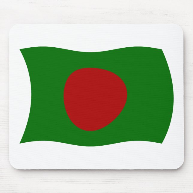 Mousepad Tapete de Mouse da Bandeira de Bangladesh (Frente)