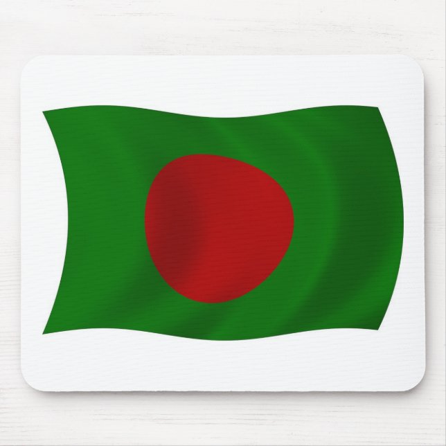 Mousepad Tapete de Mouse da Bandeira de Bangladesh (Frente)