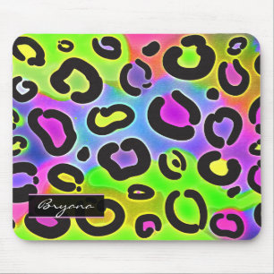 Mousepad Tapete de Mouse de Computador Guepardo Leopardo Ar