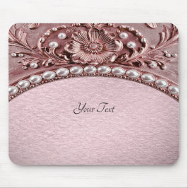 Mousepad Tapete de Mouse Flor Rosa