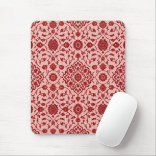 Mousepad Tapete de Mouse Floral Persa Rosa