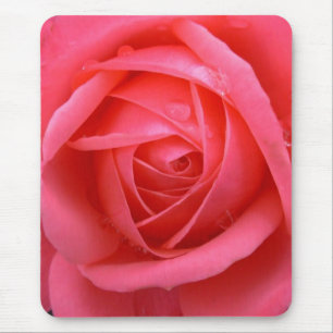 Mousepad Tapete de Mouse Flores Rosa Presentes Decoração Ro