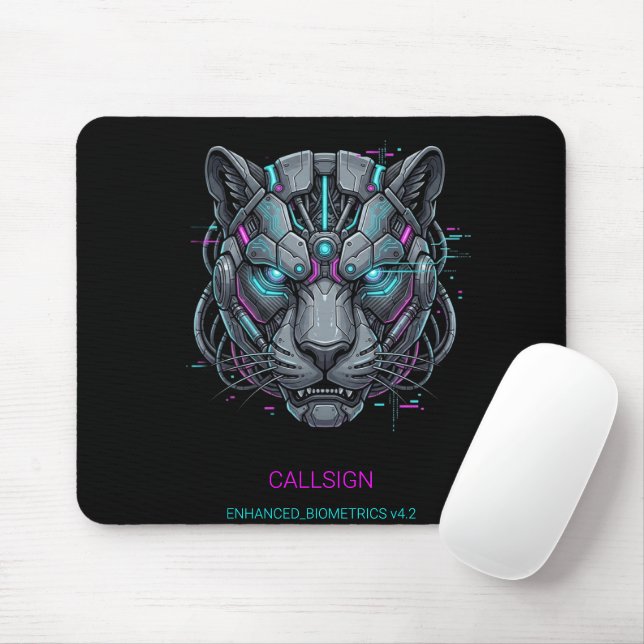 Mousepad Tapete de Mouse Gamer Cyber Panther (Com mouse)
