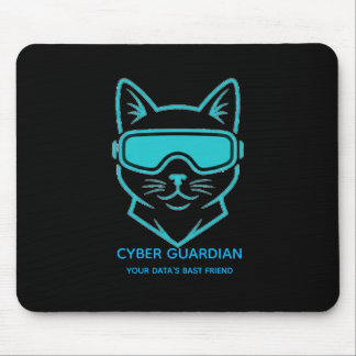 Mousepad Tapete de Mouse Gamer Gato Neon Cyber Guardian - T
