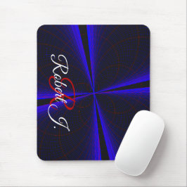Mousepad Tapete de Mouse Geométrico Folha de Trevo com Acen